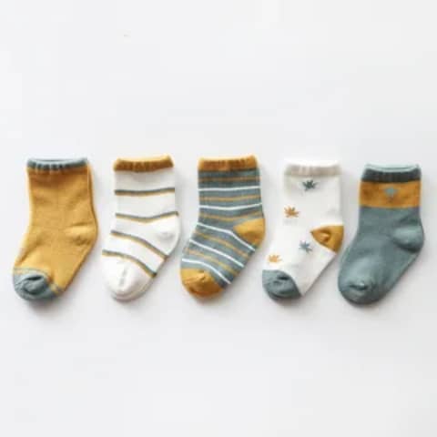 Chaussette bébé - Motifs mignons & confortables