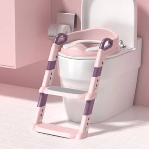Réducteur de Toilette avec Marche pour Enfant – Sécurisé et Pliable