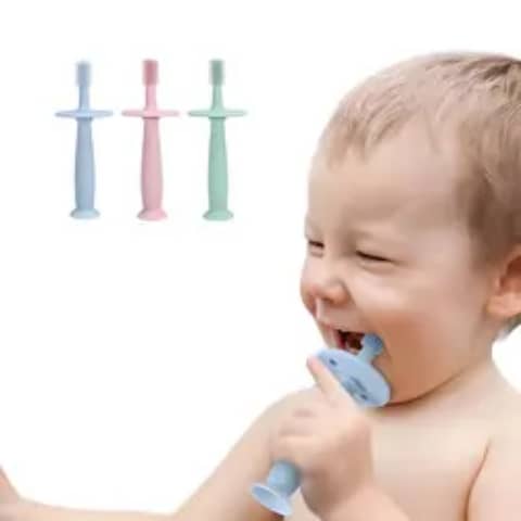 Brosse à dents Bébé en Silicone - Apprentissage & Poussées Dentaires- Dakar